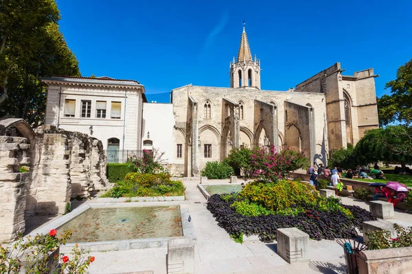 Szent Harci Templom Agricol Perdiguier Tér Park Turisztikai Információs Iroda — Stock Fotó