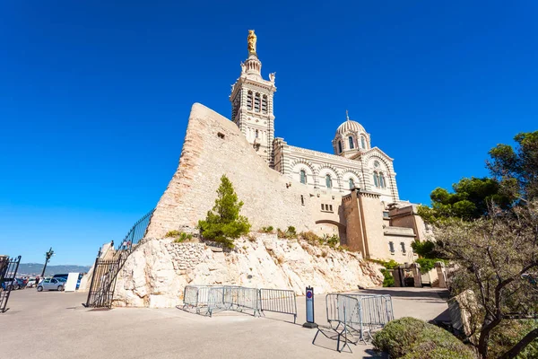 Notre Dame Garde Nossa Senhora Guarda Uma Igreja Católica Cidade — Fotografia de Stock