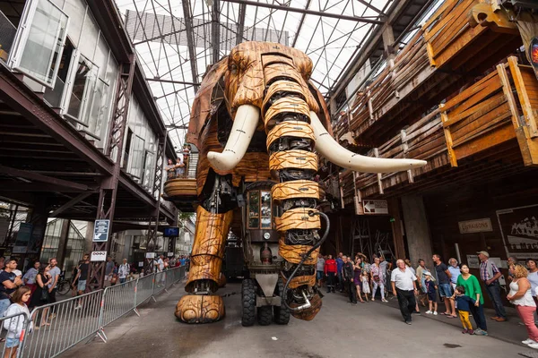 Nantes Francia Septiembre 2018 Machines Isle Nantes Proyecto Artístico Turístico — Foto de Stock