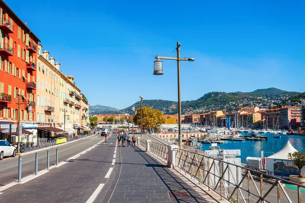 Nice France Σεπτεμβριου 2018 Ωραίο Λιμάνι Σκάφη Και Γιοτ Νίκαια — Φωτογραφία Αρχείου