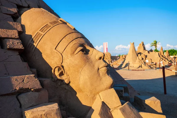 Antalya Turquía Septiembre 2014 Sandland Sand Sculpture Museum Museo Aire — Foto de Stock