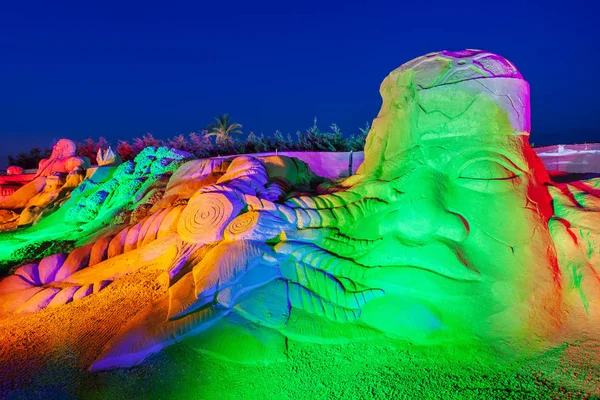 Antalya Turquia Setembro 2014 Sandland Sand Sculpture Museum Museu Livre — Fotografia de Stock