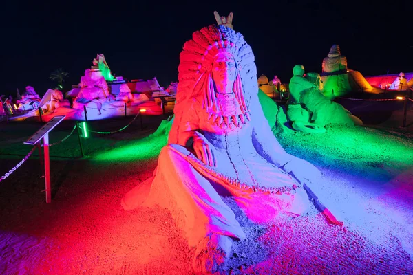 Antalya Turkey September 2014 Sandland Eller Sand Sculpture Museum Ett — Stockfoto