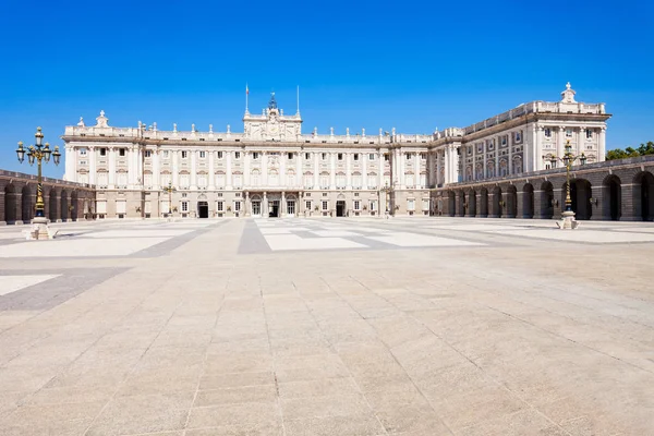 The Royal Palace of Madrid in Madrid city, Spain — Stock Photo, Image