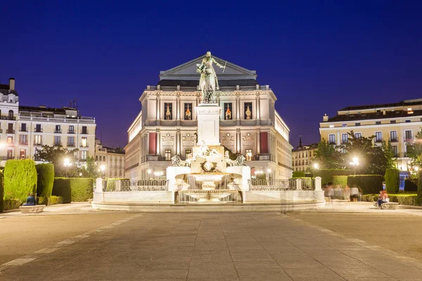 Teatro Real Βασιλικό Θέατρο στη Μαδρίτη, Ισπανία — Φωτογραφία Αρχείου