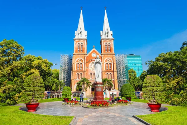 Saigon Notre Dame Cathedral Basilica — Stock Photo, Image