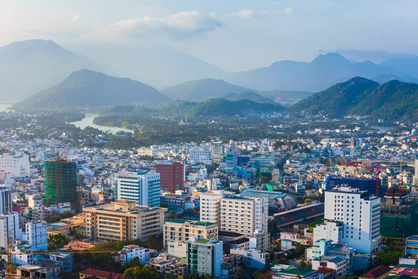 Nha Trang skyline vista aerea — Foto Stock