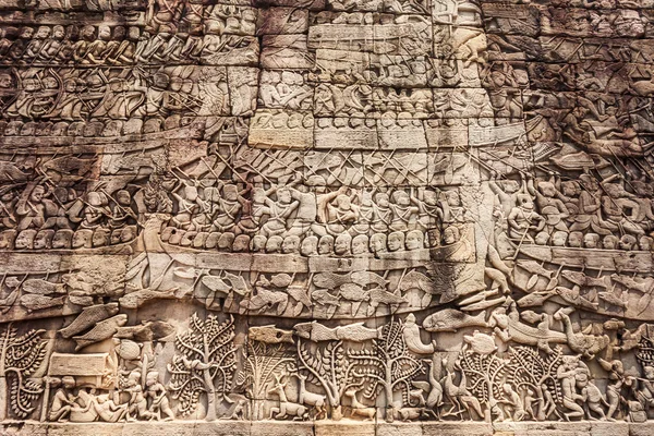 Siem Reap içinde Bayon Tapınağı — Stok fotoğraf