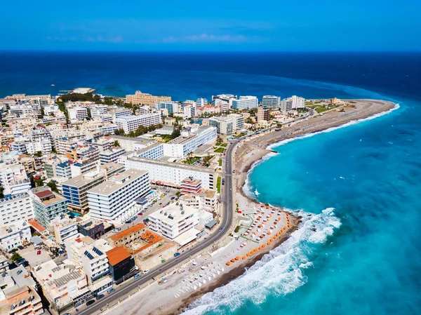 Rhodes Island City Beach, Griekenland — Stockfoto