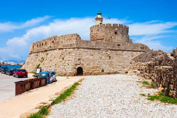 Saint Nicholas Fort, Rhodes island — Stock Photo, Image