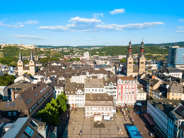 Almanya'daki Koblenz şehir manzarası — Stok fotoğraf