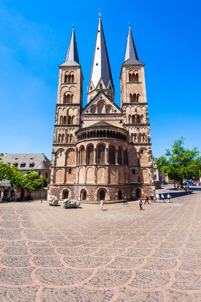 Bonn 'da Bonn Minster Katedrali, Almanya — Stok fotoğraf