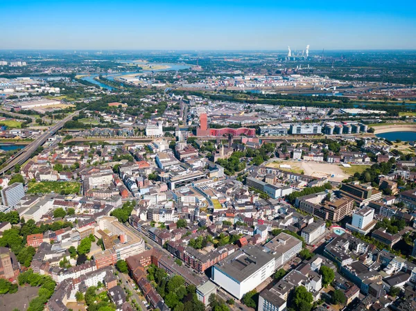 Duisburg city skyline in Germany — Stock Photo, Image