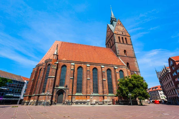 Marktkirche Market Church in Hannover — Stok fotoğraf