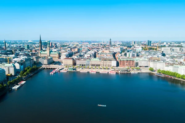 Hamburg city centre view, Germany — Stock Photo, Image