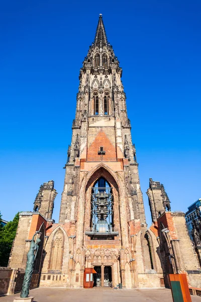 圣尼古拉斯教堂, 汉堡 — 图库照片