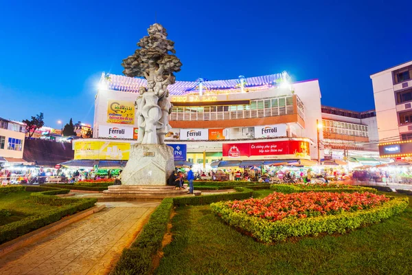Dalat Centro Mercato in Vietnam — Foto Stock