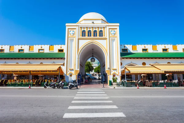 Rhodes bâtiment du marché municipal, Grèce — Photo