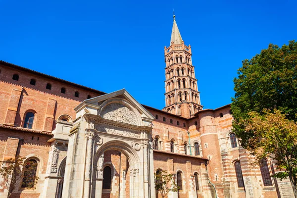 Basilica Saint Sernin Church, Toulouse — Stockfoto