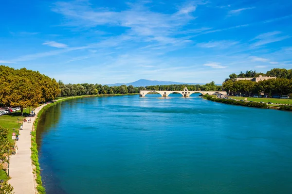 Avignon city aerial view, France — Stock Photo, Image