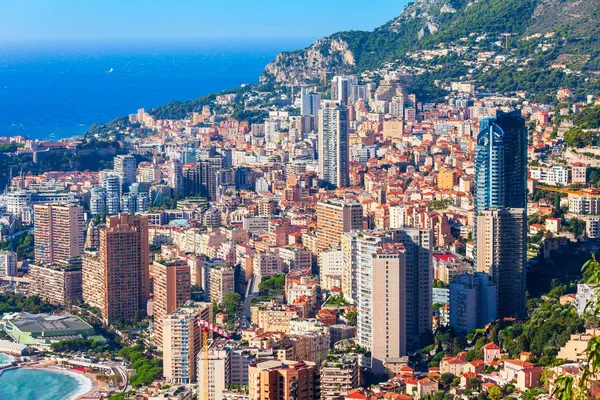 Monte Carlo, Monaco vista aerea — Foto Stock