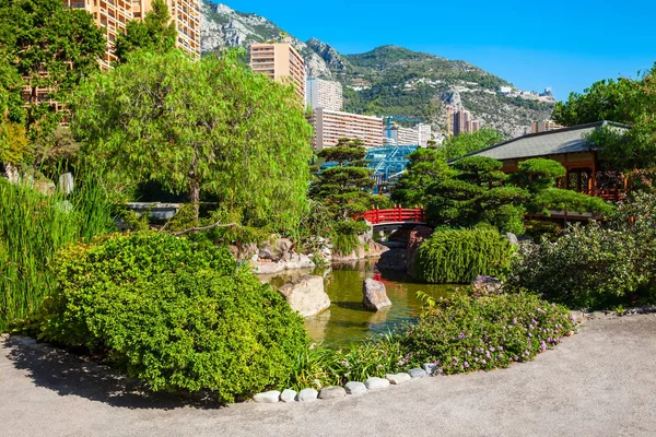 Giardino giapponese a Monte Carlo, Monaco — Foto Stock