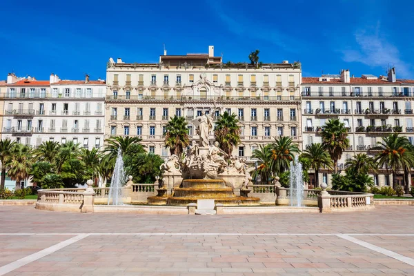 Vrijheidsplein in Toulon, Frankrijk — Stockfoto