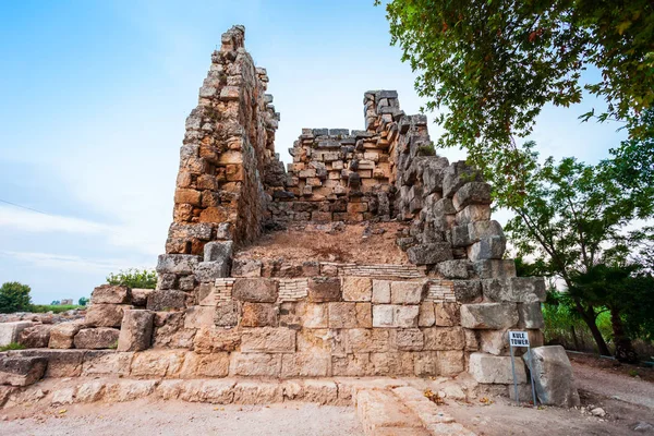 Perge Ancient Anatolische City, Antalya — Stockfoto