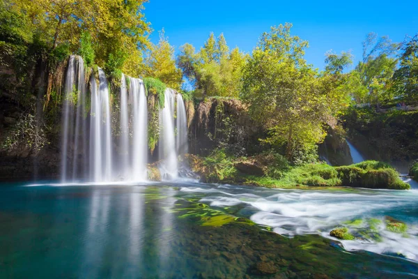 Дуденский водопад в Анталии — стоковое фото