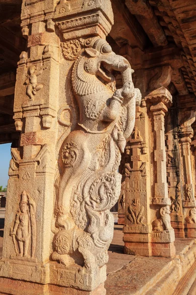 Hampi Vijayanagara Empire monumenten, India — Stockfoto