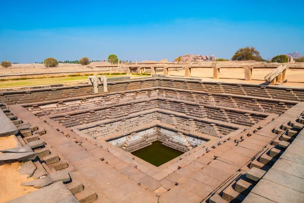 Hampi Vijayanagara Empire zabytki, Indie — Zdjęcie stockowe