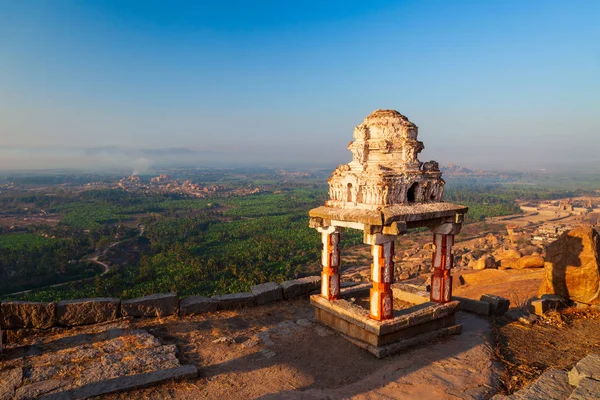 Hampi Vijayanagara Empire zabytki, Indie — Zdjęcie stockowe