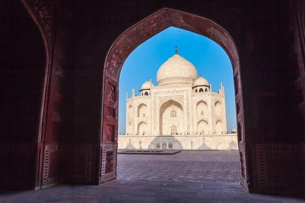 Mausoleo de mármol Taj Mahal, Agra —  Fotos de Stock