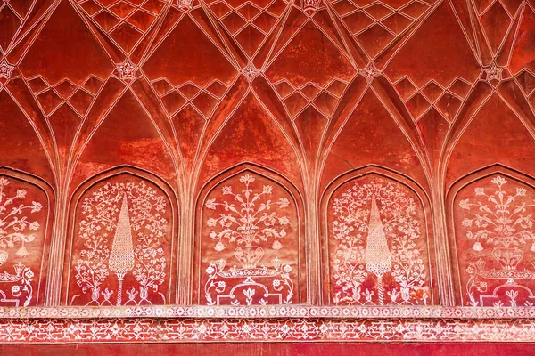 Taj Mahal motif géométrique fond — Photo