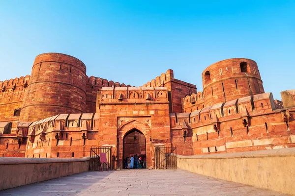 Forte histórico em Agra, Índia — Fotografia de Stock