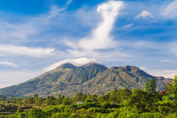 Vulkaan Mount Batur, eiland Bali — Stockfoto