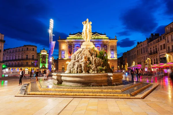 Place de la Comedie, Montpellier — Stock Photo, Image