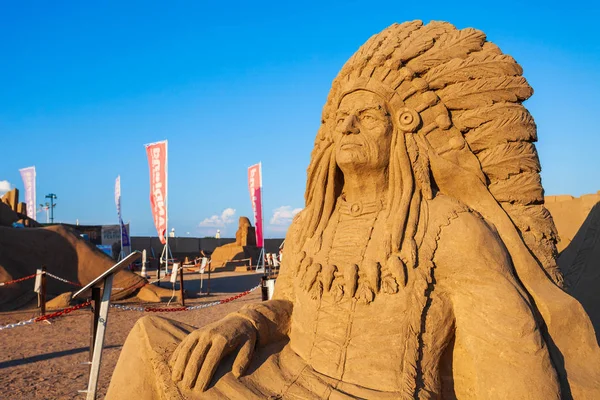 Antalya sandland Zandsculptuur Museum — Stockfoto