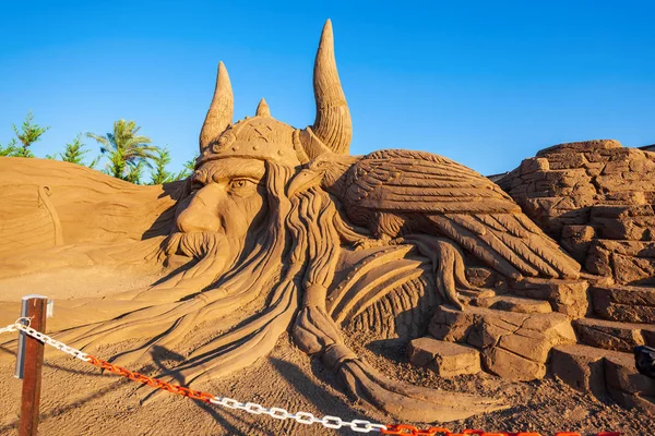 Музей песчаной скульптуры Анталии — стоковое фото