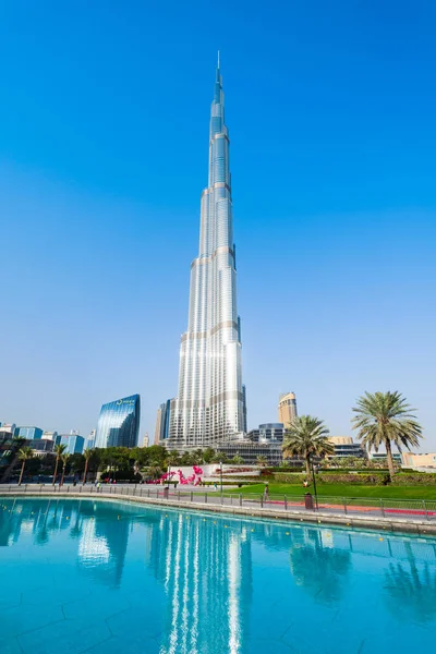 Torre Burj Khalifa en Dubai — Foto de Stock