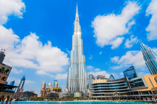 Věže Burdž Chalífa v Dubaji — Stock fotografie