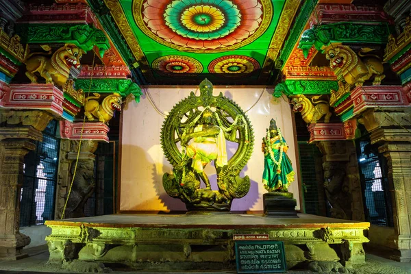 Salão dos Mil Pilares, Templo de Meenakshi — Fotografia de Stock
