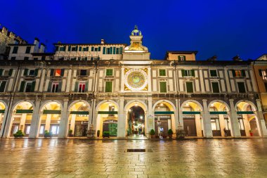 Piazza della Loggia square, Brescia clipart