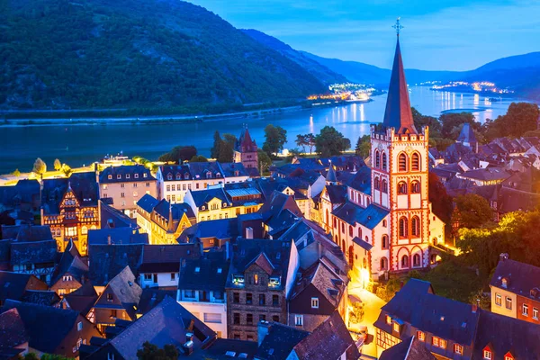 Bacharach old town in Germany — Stock Photo, Image