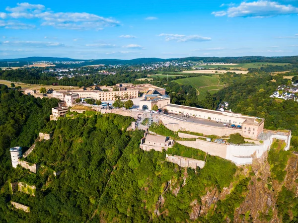 Fortezza di Ehrenbreitstein a Coblenza, Germania — Foto Stock