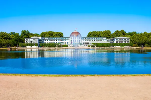 Lago Hollersee a Burgerpark, Brema — Foto Stock