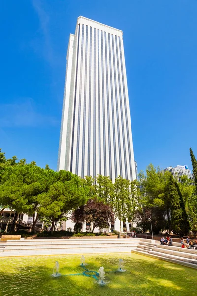 İş merkezleri Azca ve Ctba Madrid, İspanya — Stok fotoğraf