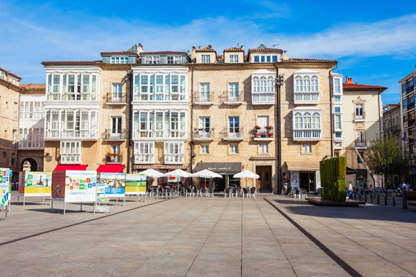 Piazza Virgen Blanca a Vitoria-Gasteiz — Foto Stock