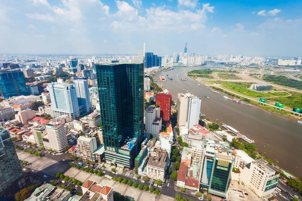 Vista aérea de Ho Chi Minh — Foto de Stock