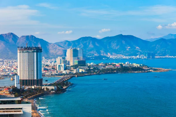 Vista aérea del horizonte de Nha Trang — Foto de Stock